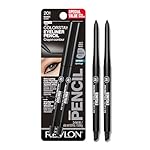 Revlon ColorStay Pencil Waterproof Eyeliner, Smudge-Proof, Eye Makeup with Built-In Sharpener, Packaging May Vary, 201 Black, 2 pack
