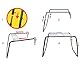 Pipedream Fetish Fantasy Series The Incredible Sex Stool, Clear & Black, One Size