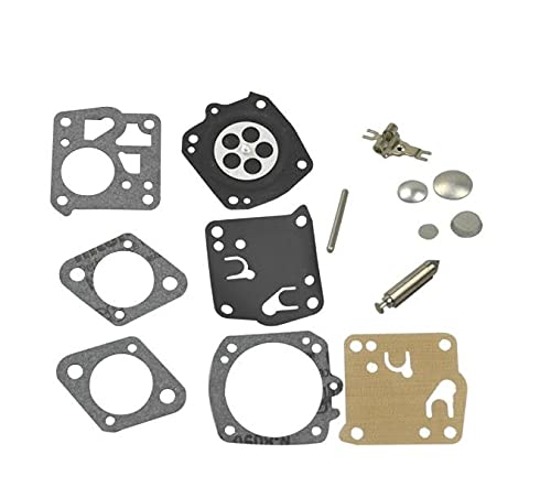 Kit de reparación de carbohidratos compatible con EFCO EMAK OLEO-MAC 261 251 254 350 481 482 W/HS Modelo Carburador Junta Diafragma Resorte Reconstrucción OVERHAULT