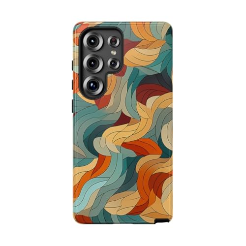 Coque Samsung S25 Ultra feuille multicolore, style abstrait pour votre quotidien