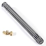 ライフパレット 延長 クリスタルシフトノブ ライン 八角 400mm ロング アダプター 3種 (ブラック)