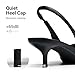 DREAM PAIRS Women's Kitten Heels Slingback Low Closed Toe Comfortable Pumps Pointed Toe Wedding Party Elegant Dress Shoes,Size 8,Black-Pu,SDPU25093W