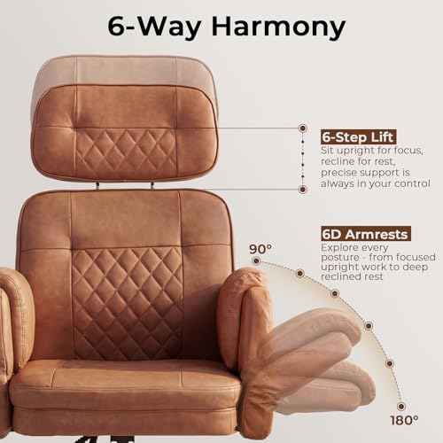 Luxury leather executive chair