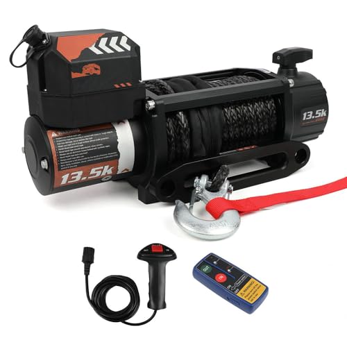 Winche eléctrico de recuperación 13500 lb 12V con control remoto
