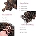 Deep Wave Twist Crochet Hair Synthetic Ocean Wave Crochet Hair 3 packs Black Mix Brown Hawaii Curl Braiding Hair Wet and Wavy Braiding Hair Extension Beach Curl for Women (P1B/30, 20