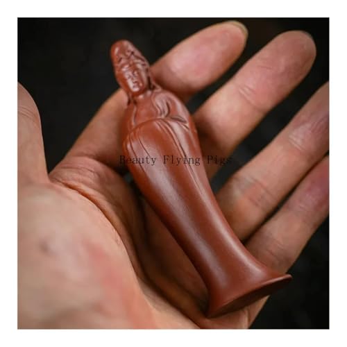 Statue Bouddha Guanyin en argile Yixing faite main pour thé - 5