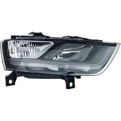 Faro delantero derecho H7 Audi Q3 2011-2014 halógeno con lente de alta transparencia