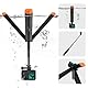 TELESIN 4 in 1 Selfie Stick Schwebender Handgriff Stativ Wasserdicht Ausziehbares Selfie Einbeinstativ für GoPro Hero 13 12 11 10 9 8 7 6 5 4 3 DJI Action 5 Pro Action 4 3 Insta360 X5 X4 X3 AKASO
