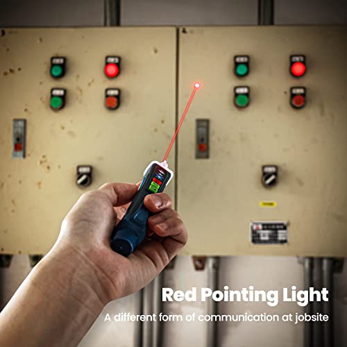 voltage tester non contact voltage detector circuit tester dual range voltage sniffer 12v-1000v48v-1000v live wire tester with alarm and flashlight electrical tester with lcd display