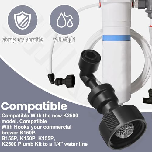 Zhixing B150, B155 Filters Fitting For Direct Water Line Hookup With Elbow Compatible thumb #5