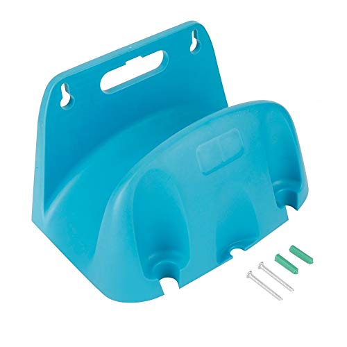 Rockyin Wall Mounted Garden Hose Pipe Reel Hanger Holder Cable Storage Bracket