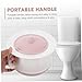 minkissy Home Urinal Pot for Elderly Portable Urinal Bucket Lid Handle Easy to Carry