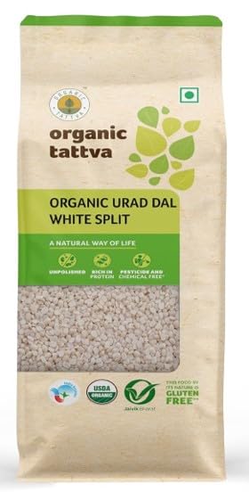 Organic Tattva Urad Dal White Split 500g - HUMARABAZAR (B0D83XL8PV) Amazon Price History, Amazon Price Tracker
