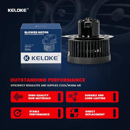 Image of KELOKE Front HVAC Heater Blower Motor Fan Compatible with 1996-2023 Chevrolet G30, C4500 /C5500 /C6500 /C7500 Kodiak, Express 1500 /2500 /3500 /4500 & Savana 1500 /2500 /3500 /4500, Replace# 700067 89019112