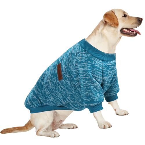 HuaLiSiJi Large Dog Jumper Large Dog Sweatshirt Chihuahua Jumper Fleece Inside Soft Cozy - Image 2