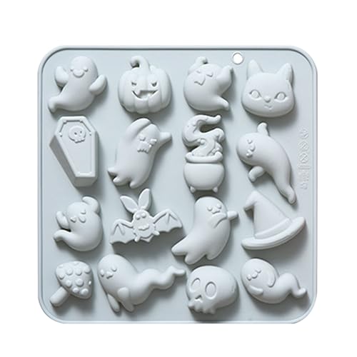 Molde de silicona para tortitas de Halloween, para Halloween, molde de silicona, molde de silicona para heladas, lociones, bolígrafos, chocol