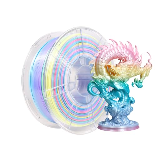 Filament iBOSS PLA Plus Tęczowy Jedwabny (RAINBOW SILK)