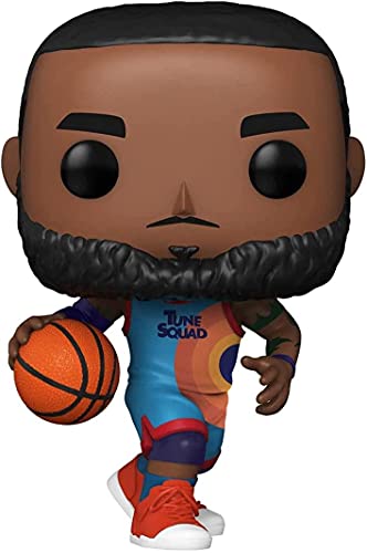 Funko POP Movies: Space Jam, A New Legacy - Lebron James Dribbling, Multicolor, 3.75 inches (56356)