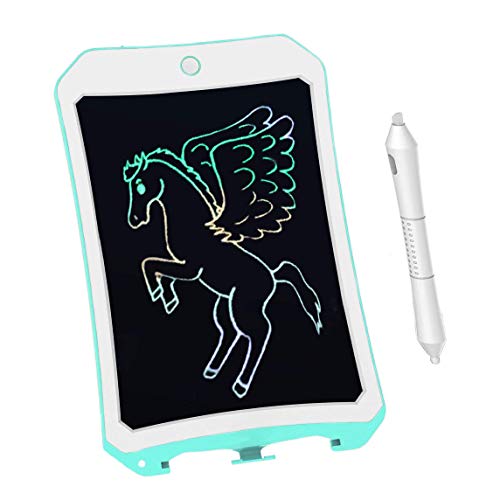 BIBOYELF Escritor Port�Til Reutilizable, Tablero De Mensajes Para Personas Mayores, Ni�os De 4-8 A�os De Edad,Para El Tablero De Doodle De Teclado De Escritura Digital Para La Escuela Verde 01