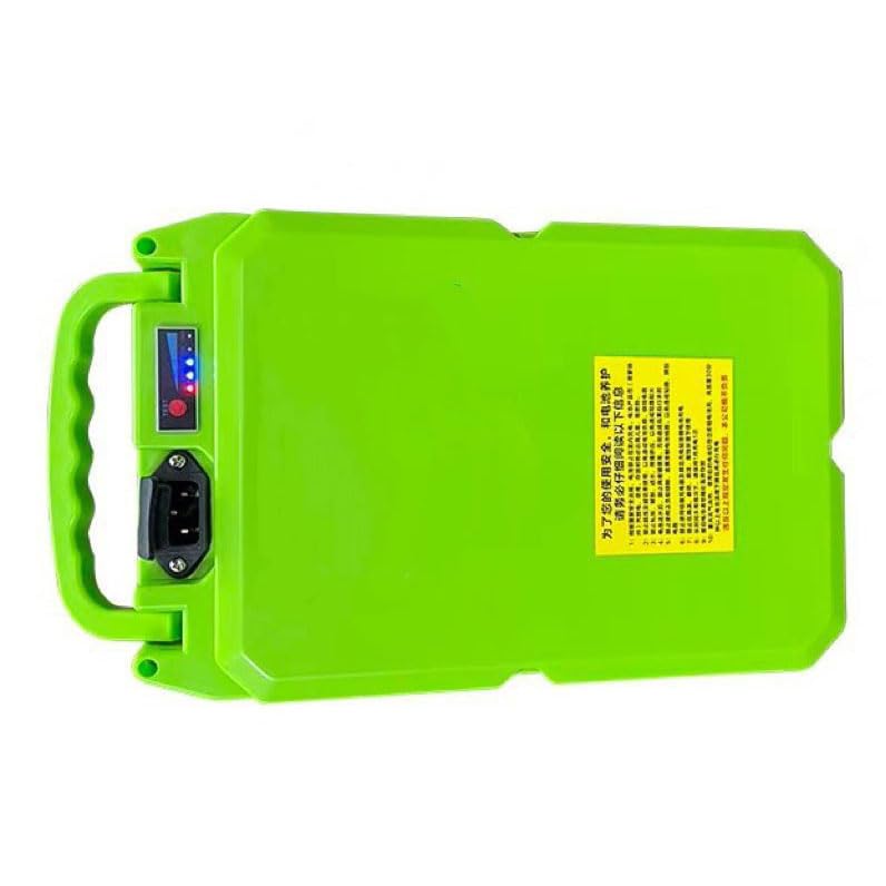 SZAJOR Cortacésped eléctrico de 48V, recolector de té, Cortasetos, Paquete de batería de Litio con Cargador y Pantalla de batería,10Ah