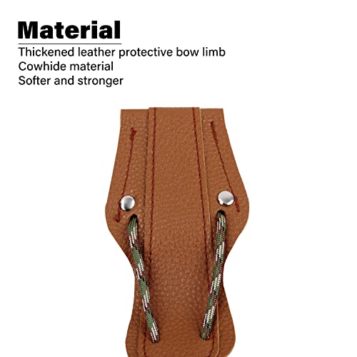 Sopoger Archery Recurve Bow Stringer Tool Protective Bow String Tools For Longbow Traditional Bow Tool Bowstringer Tool For Outdoor Hunting Shooting (Brown) #TOP3