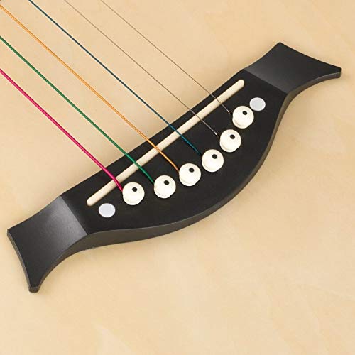 Loivrn Portable Guitare Voyage Guitare Populaire 38 Pouce Débutant Bois Taille Guitare Total 6 Cordes En Acier Guitare… - Les Beatles, Paul McCartney, John Lennon, RIngo Starr, George Harrison Loivrn Portable Guitare Voyage Guitare Populaire 38 Pouce Débutant Bois Taille Guitare Total 6 Cordes En Acier Guitare… – Image 6