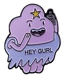 Lumpy Space Princess Hey Gurl Girl Phone Call Whisper Come Along With Me Adventure Time Jake Finn Cartoon Animated TV Show 1.25' Enamel Pin Badge