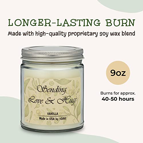 1Oak Vanilla Scented Candles Gifts For Women - Get Well Soon Gifts For Women - Sympathy Gift - Thinking Of You Gift - Condolence Gift - Encouragement Gifts For Women - Cheer Up Gifts For Women #TOP2