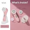 Spa Sciences - NOVA - Sonic Cleansing Brush with Bristles & Infusion System Anti-Aging Facial Exfoliating, Waterproof, and USB Rechargeable