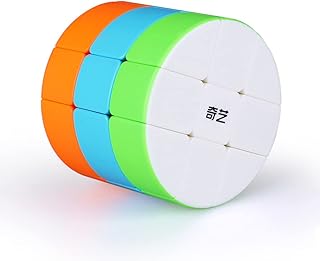 3x3 Barrel Cube Round Column 3x3x3 Speed Cube Cylinder 3x3 Magic Cube Brain Teasers Puzzle Cube Toys