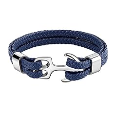 Blue with Silver Anchor 22.5CM