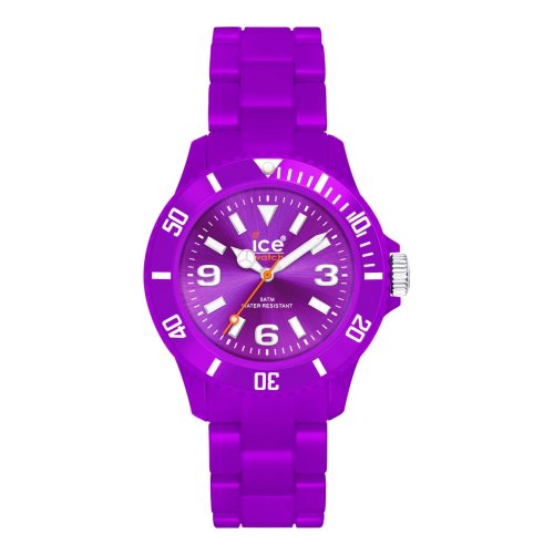 Ice Classic Solid Purple Dial Plastic Strap Men's Watch CSPEBP10