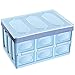 Produktbild Haushalts-Speicher-Box, Multifunktionsaufbewahrungsbehälter, Faltbare wasserdichte Aufbewahrungsbehälter, Auto-Kofferraum Box, Tresor, ungiftige LiMinHua (Color : Blue)