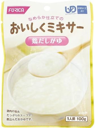 おいしくミキサー主食 12袋×6ケース 白がゆ ホリカフーズ (69-3081-17