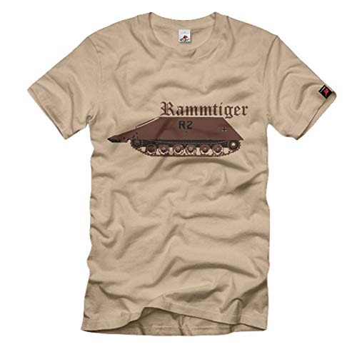 T-shirt Rammtiger Rammbock Wh Wk beige XXXL pour passionné d'histoire