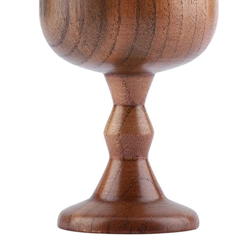 Wooden Wine Glass, Wooden Goblet, Gesunder Holzbecher, Weintraube, Trinkbecher, Großer Kelchbecher, Multifunktionaler Holzbecher, Weinkelch aus Holz, Eleganter Kaffee