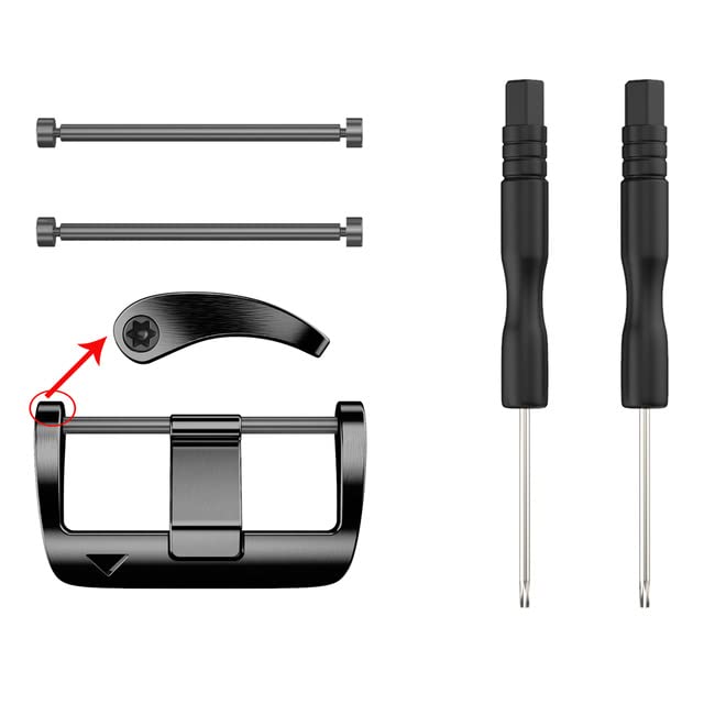 Conector de acero inoxidable 22mm para reloj Garmin Fenix 6 con ajuste rápido por tornillo