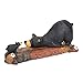 DEMDACO Little Bear Black Bear 2 x 6 Hand-cast Resin Figurine Sculpture