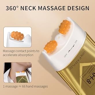 Ycz AH-8 Neck Firming Cream with Roller for Crepey Skin Body Care Comfort, Moisturizing, Anti-Aging Neck Cream with Peptide, Collagen, Smooths Wrinkles & Fine Lines Skin Care Skin Repair(Pack of 2)