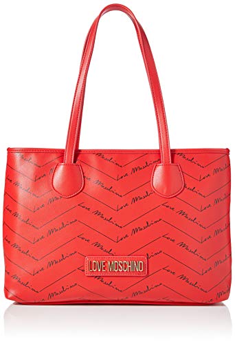 Sac l'épaule Love Moschino femme noir grand compartiment pour le quotidien