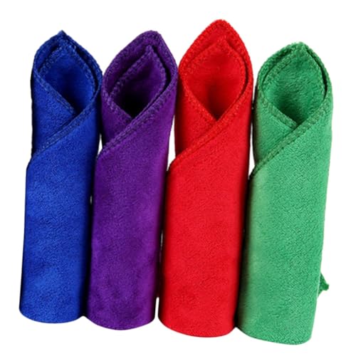 OUNONA 4 Piezas paño de Limpieza depuradores de Esponja Trapos de Limpieza de Microfibra paños Kitchen Towels bayeta escurreplatos trapillo Toalla de Microfibra Toallas de Cocina