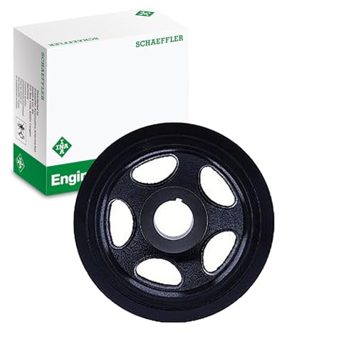 Polea de cigüeñal INA absorbe vibraciones torsionales protegiendo el alternador 544 0183 10
