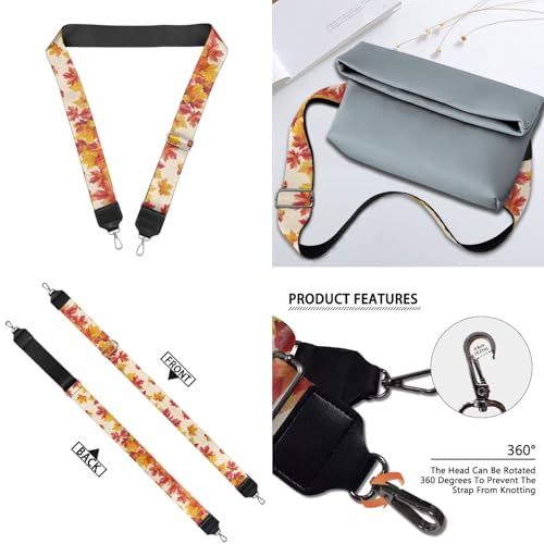 Image of Jeiento Replacement Shoulder Strap,2 Piece Set Guitar Style Handbag Crossbody Strap Adjustable Guitar Straps for Women Girls