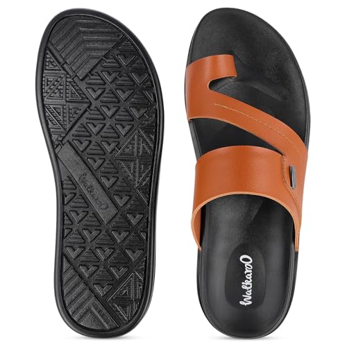 Image of WALKAROO Comfort Sandal For Men's|CloudStep Dual-Density PU Sole - Ultimate Comfort|Stylish Casual Wear|WE1335