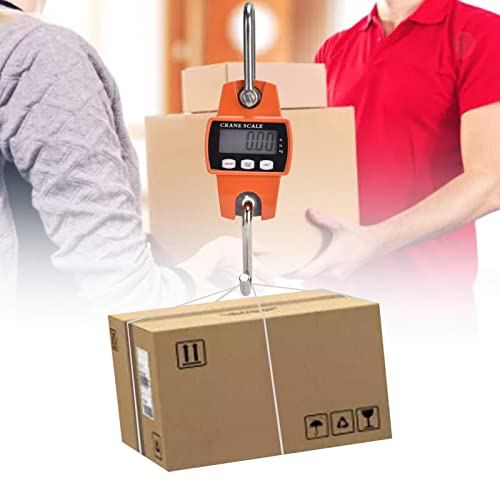 Báscula colgante digital con gancho de acero 661lb miniatura 3