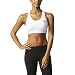 adidas Women's Techfit Bra, White/Matte Silver, Large