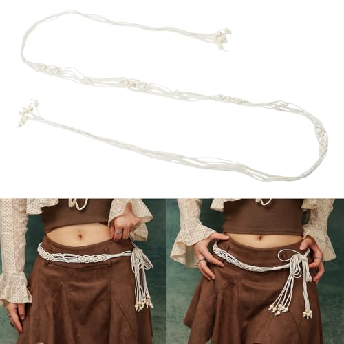 Waistband Women Waist Chain Handmade With Wooden Beads Fringe Detailing Multipurpose Jewelry Gift Ethnic Woven Belt2