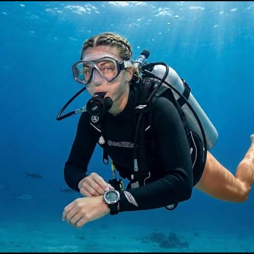 Camiseta de manga larga Superflex de 1.5 mm para mujer, neopreno negro con costuras planas, para buceo, surf y deportes acuáticos miniatura 2
