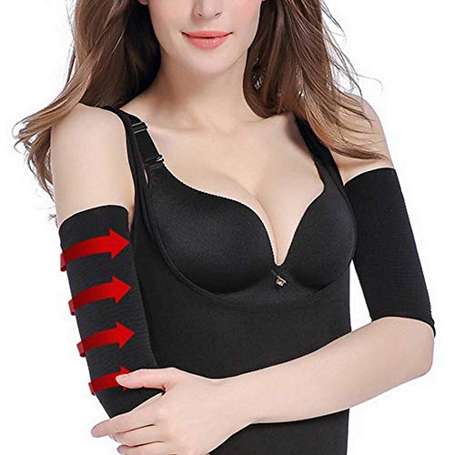 NUTREE 1 Pair Arm Slimming Shaper Wraps Γ’β¬β WomenΓ’β¬β’s Shapewear Arm Trimmer Lose Fat Γ’β¬β Calorie Burning Adjustable Arm Fat Reduce Wraps in Black & Beige Color (Left & Right Hand) (Black) NUTREE 1 Pair Arm Slimming Shaper Wraps Γ’β¬β WomenΓ’β¬β’s Shapewear Arm Trimmer Lose Fat Γ’β¬β Calorie Burning Adjustable Arm Fat Reduce Wraps in Black & Beige Color (Left & Right Hand) (Black)