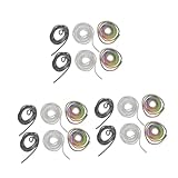WOFASHPURET 18 Piezas Cordones de Pedrería Brillantes para Zapatillas y Decoración de Ropa Cordones de Cadena con Cristales para Sudaderas Pantalones y Manualidades DIY Cintas Decorativas